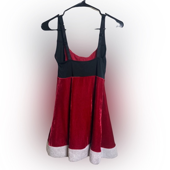 Frederick’s of Hollywood Santa Christmas Pajama Mini Dress Small - Picture 2 of 4